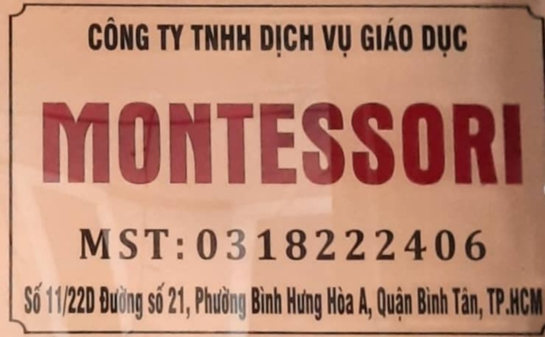 CÔNG TY TNHH DỊCH VỤ GIÁO DỤC MONTESSORI